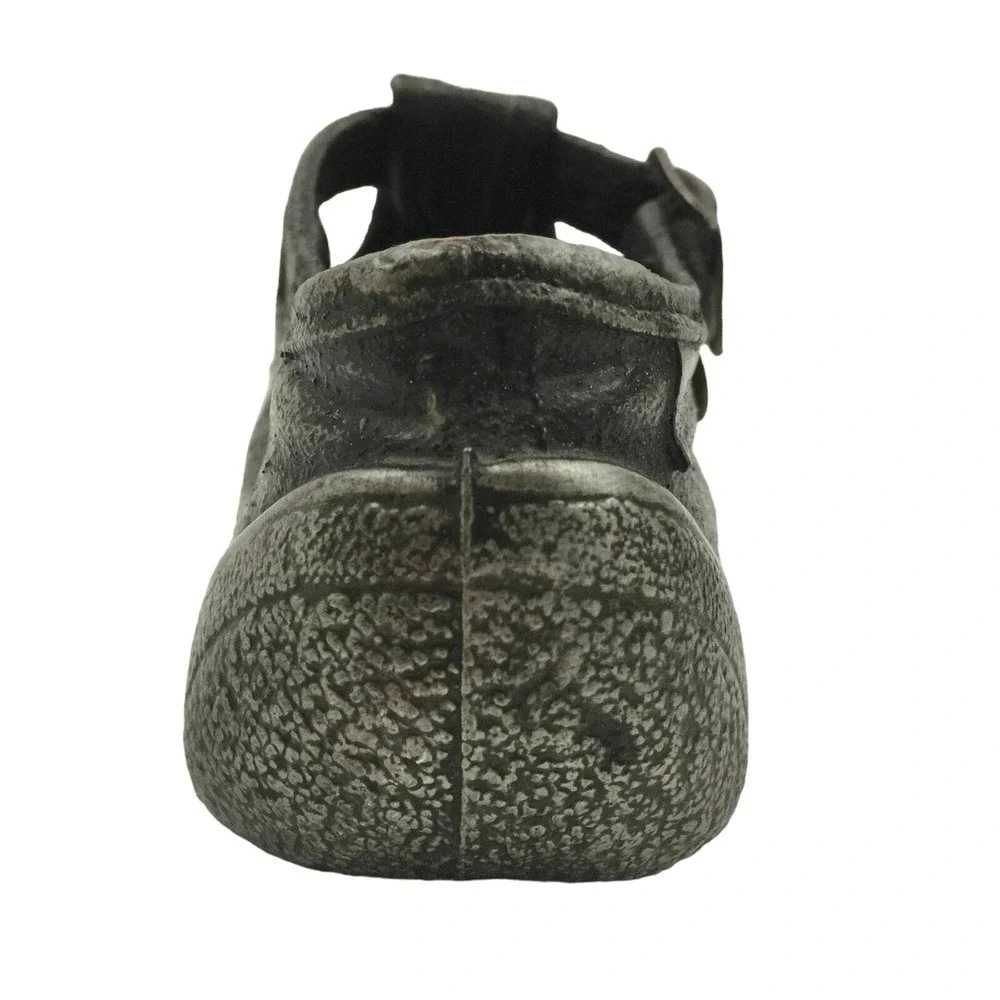 Botanguita Hand Painted Silver Miniature Child's Toddler Baby Shoe Figurine